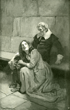 Mr Despondency and his daughter much afraid (litho)