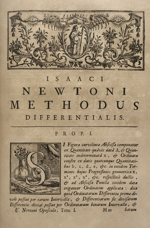 Isaac Newton (1642-1727). 1744 (engraving)