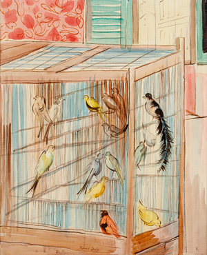 The cage, 1939 (oil on canvas)