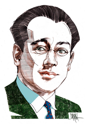 Carlo Diano, 2022 (digital coloured pencil drawing)