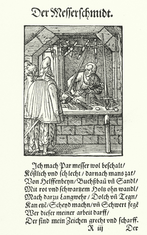 The Knife Maker (engraving)