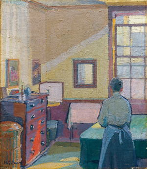 Interior (Mrs. Mounter), 1917 (oil on canvas)