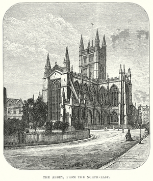 The Abbey, from the North-East (engraving)
