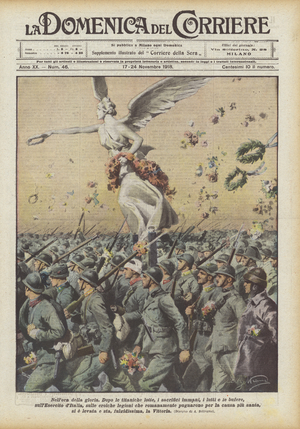 In the hour of glory (colour litho)