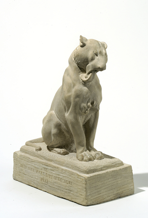 Contented Lioness, 1922 (limestone)