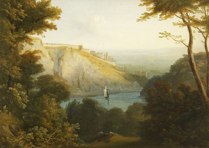 View of the Avon Gorge, 1831 (oil on canvas)