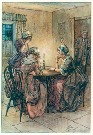 The Vicar of Wakefield by Oliver Goldsmith (colour litho)
