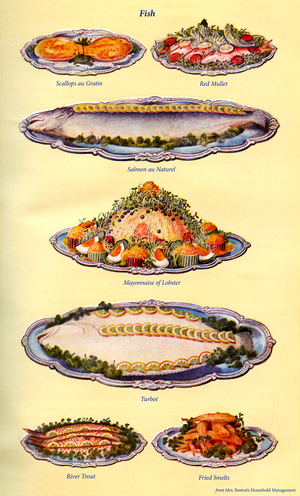 Mrs Beeton 's cookery book - cooked fish dishes