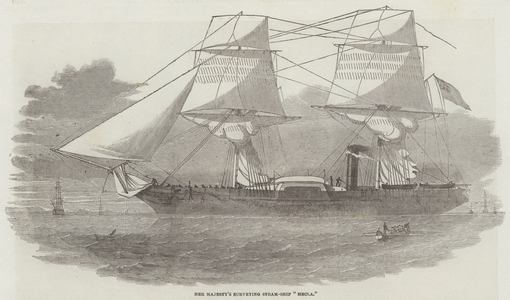 Her Majesty's Surveying Steam-Ship "Hecla" (engraving)