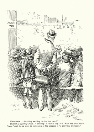Cartoon by Frank Reynolds (colour litho)