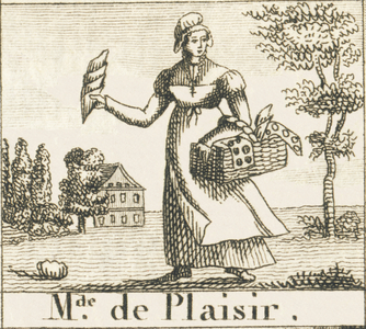 Merchant of Plaisir, 1823 (engraving)
