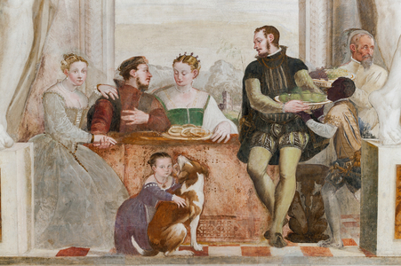The Banquet, Main Hall, c.1570 (fresco)