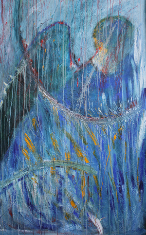 Epicycle à l ange, 2011 (acrylique sur bache)