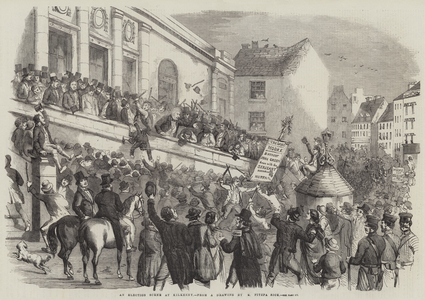 An Election Scene at Kilkenny (engraving)