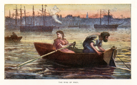 Illustration for Our Mutual Friend (colour litho)