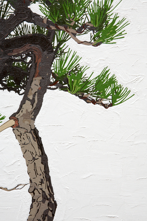 Japanese Black Pine, 2007 (oil on canvas)