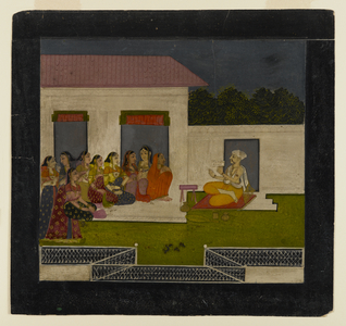 Devotional Discourse, 1750-1775 (opaque w/c & gold on paper)