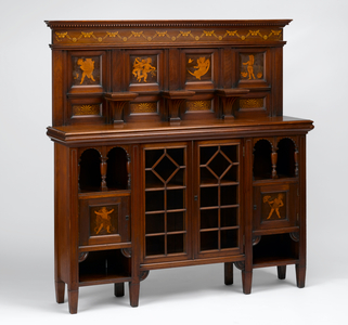 Sideboard, c.1880 (walnut) (see also 3084386)
