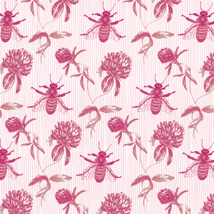 Clover and Honey Bee, 2017 (ink and digital)