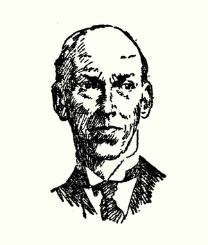 Portrait of Ernest Bramah (litho)