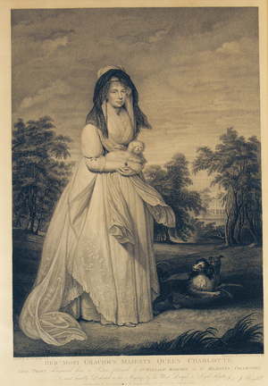 Her Most Gracious Majesty Queen Charlotte, engraved by Thomas Ryder and Thomas Ryder Jnr., 1804 (etching & engraving)