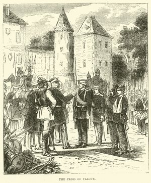 The Cross of Valour, September 1870 (engraving)