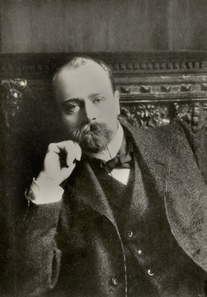 Portrait of the French painter Emile Friant ( 1863 , 1932 ) (photograph)