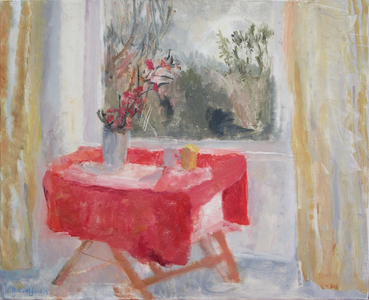 The Small Card Table, 2013 (oil on canvas)