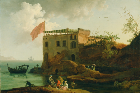 View of Gaiola, c.1770-90 (oil on canvas)