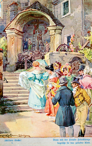 Illustration of Schiller 's 'The Song of the Bell'