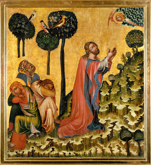 "Jesus in the olive grove