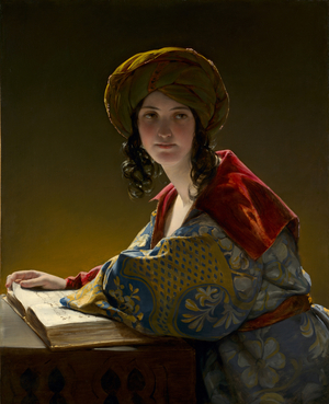 The Young Eastern Woman, 1838 (oil on fabric)
