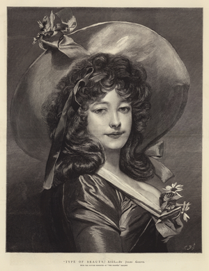 "Type of Beauty", XIII (engraving)