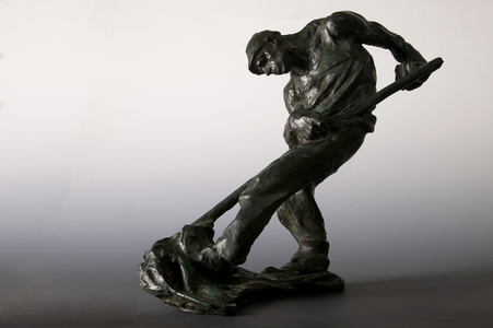 Mowing Peasant (bronze)