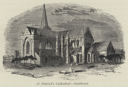 St Patrick's Cathedral, Southeast (engraving)