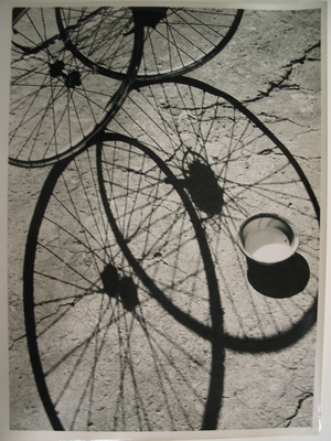 Bicycle Wheels, August 1956 (b/w photo)