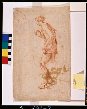 Figure studies, recto (drawing)