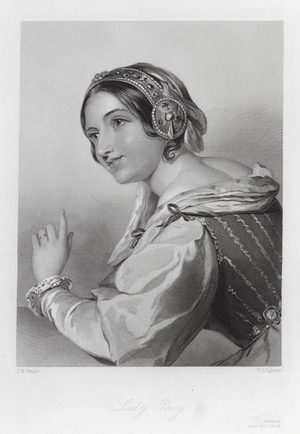 Lady Percy, a character in Henry IV (engraving)
