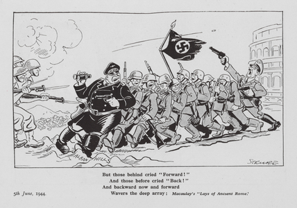 Strube WW2 cartoon (litho)