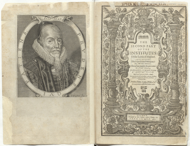 Written in the late 1620s, Sir Edward Coke's Institutes was a pioneering four-volume treatise on English common law. While the first volume was published in 1628, the final three volumes appeared only posthumously, because the manuscripts in question had been confiscated on the orders of Charles I. The confiscation of these documents was prompted by Coke's Second Institute, which included an extensive clause-by-clause analysis of Magna Carta. As stated in the Proeme, this book eulogised the Great Charter,
explaining that, 'It is called Magna Charta, not that it is great in quantity "¦ but in respect of the great importance and weightinesse of the matter'. King Charles I's efforts to suppress the work proved short-lived. Recognising its potential for propaganda, Parliament ordered in 1640 that Coke's papers be recovered and published. Coke's Second Institute was finally printed in 1642 on the eve of the English Civil Wars