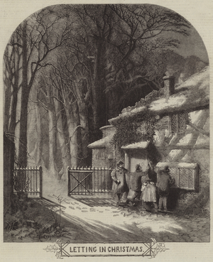 Letting in Christmas (engraving)