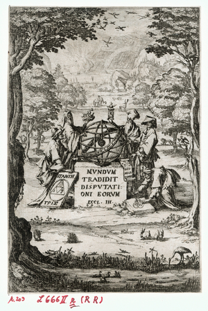Titlepage to Sacra Cosmologia … (engraving)