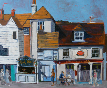 Hastings in the Sun (oil on canvas)