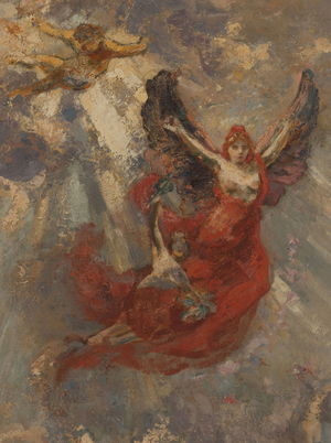 Sketch for the Petit Palais South Gallery: Apotheosis (central ceiling), 1913 (oil on canvas)