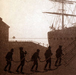 The Tolpuddle Martyrs deported to Australia