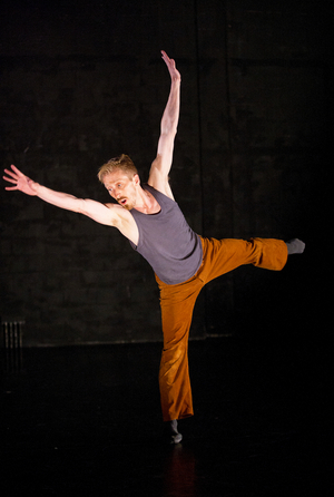 Christopher Akrill in In The Skin I'm In 2 by Didy Veldman from Three & Four Quarters by HeadSpace Dance at Linbury Studio. (photo)