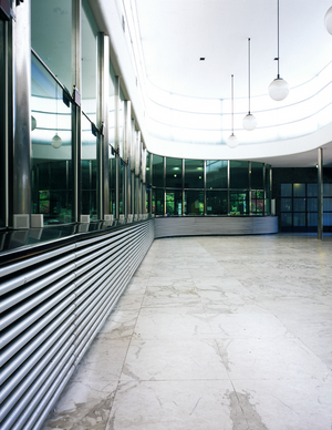 Contemporary architecture : Audience Hall - Postal Office via Marmorata, Rome, 1933-1934