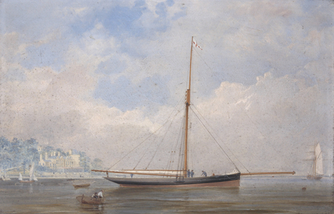 A Single-Masted Yacht