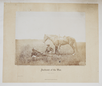 The halt (May 1864). The reclining officer on the left is Captain Harry Page