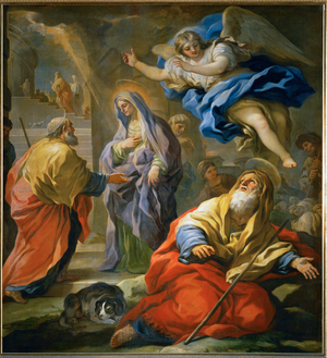 Annunciation to Joachim (painting on canvas)